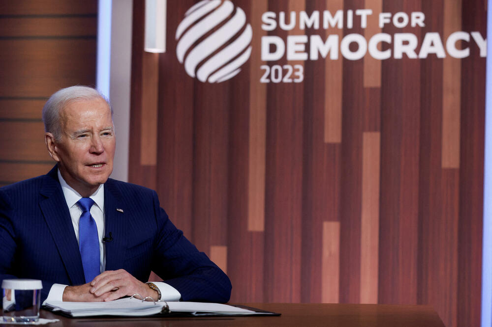 Džo Bajden tokom Vašingtonskog samita, Foto: REUTERS