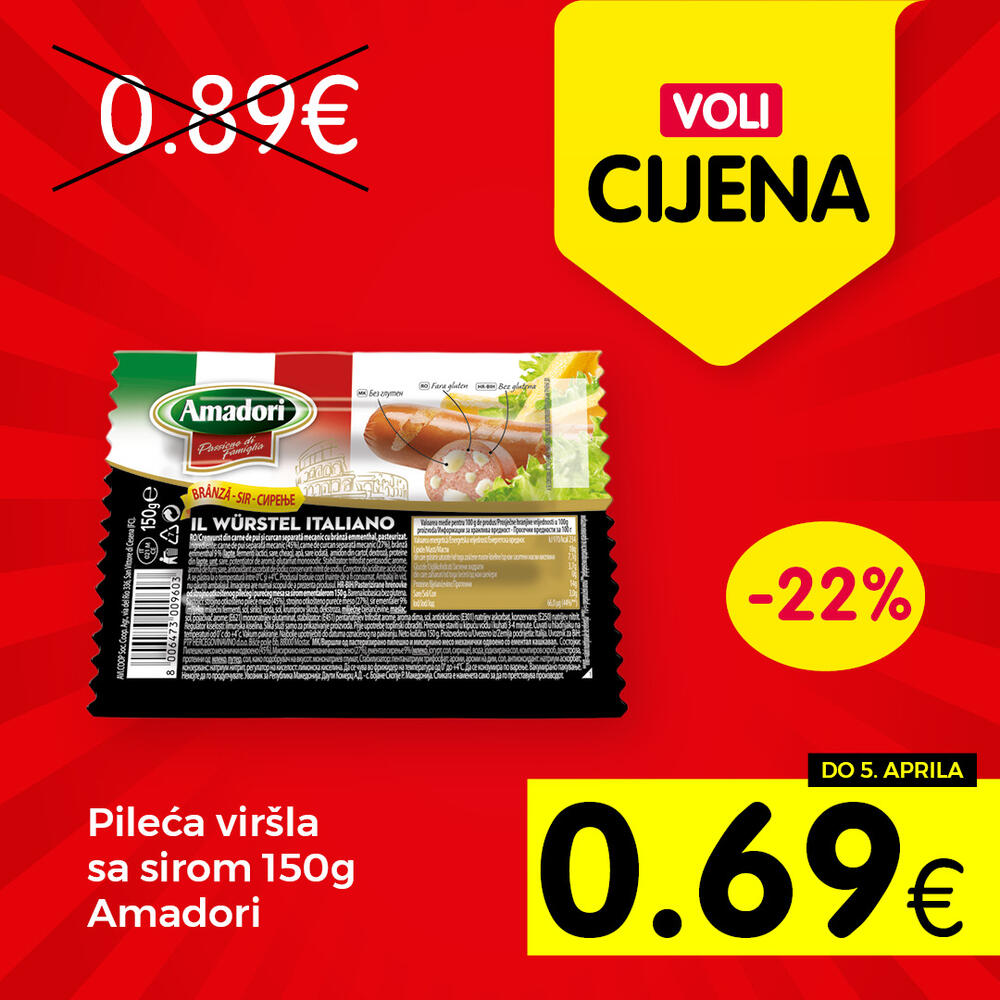 <p>Kupovinom u VOLI i Naš diskont marketima uštedjećete mnogo</p>