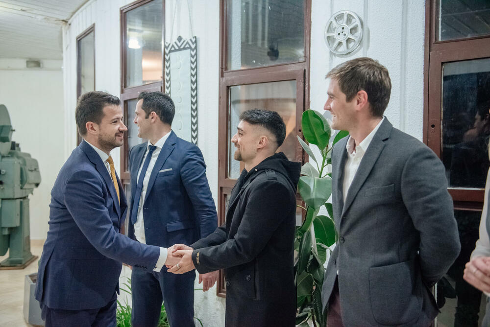 Jakov Milatović na konvenciji u Baru