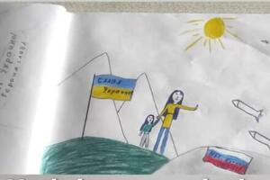 Otac, čija je ćerka u školi u Rusiji naslikala antiratni crtež,...