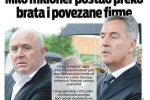 Naslovna strana "Vijesti" za 31. mart 2023. godine