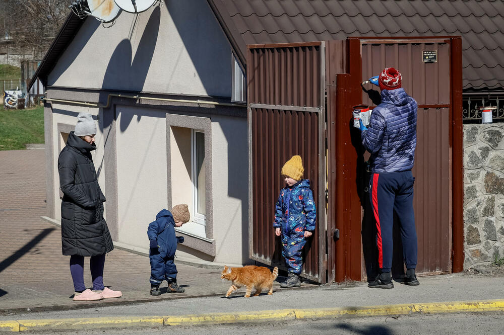Jučerašnja slika iz Buče, Foto: Reuters