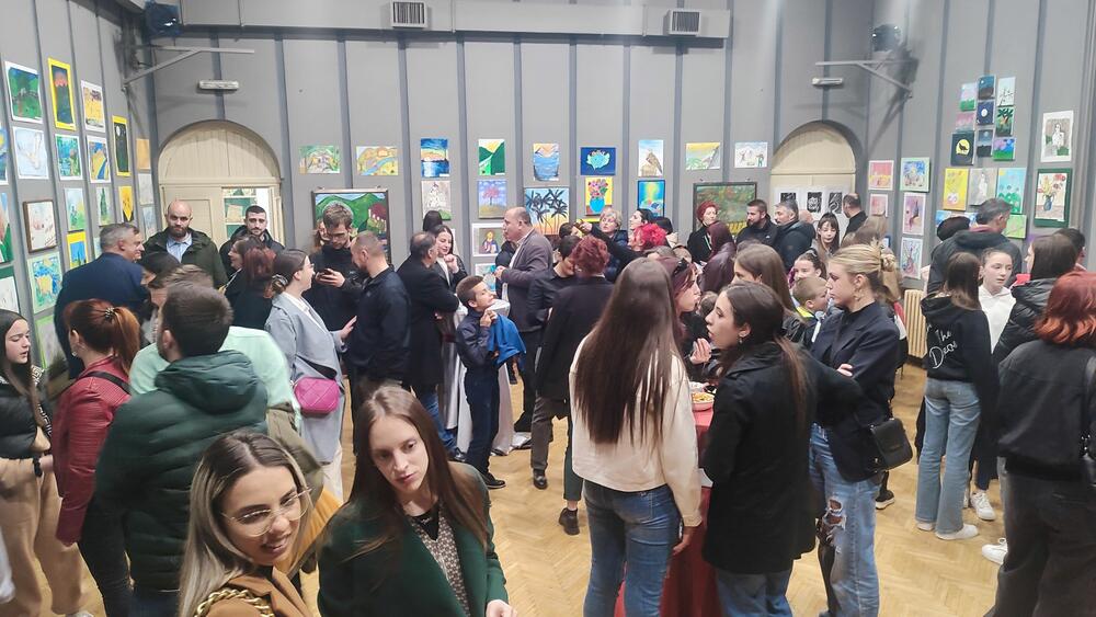 <p>Izložba učenika Osnovne Škole "Dušan Bojović" iz Župe nikšićke</p>