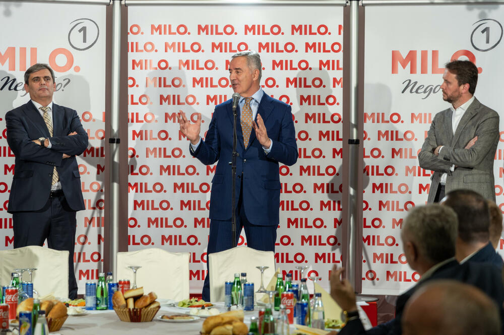 Đukanović u Rožajama, Foto: DPS