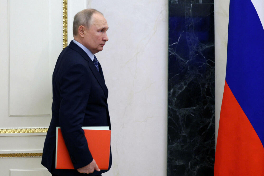 Putin na sastanku Savjeta za nacionalnu bezbjednost, Foto: Reuters