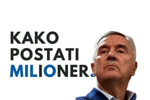 Kako postati milioner: Grafički prikaz - slučaj Đukanović