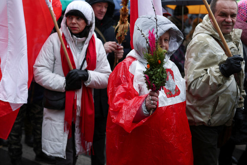 Sa marša podrške papi Jovanu Pavlu II, Foto: REUTERS