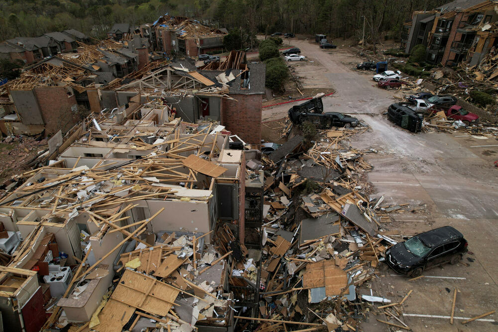 Posljedice jednog od tornada u SAD, Foto: Reuters