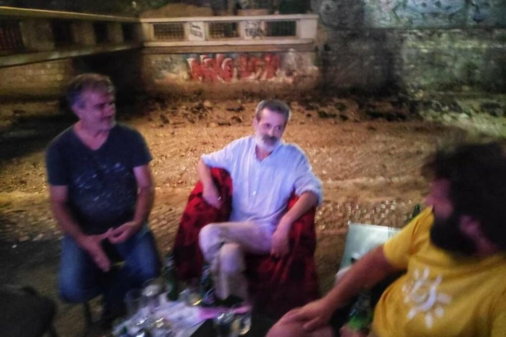 Petar Pejaković, Ljubo Đurković i Mladen Ivanović, 30. avgust 2020., Foto: Privatna arhiva M. Ivanovića