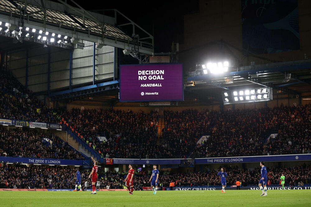 Sa sinoćnjeg meča Čelsi - Liverpul, Foto: Reuters