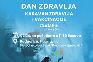 Karavan zdravlja i vakcinacije u petak u Podgorici