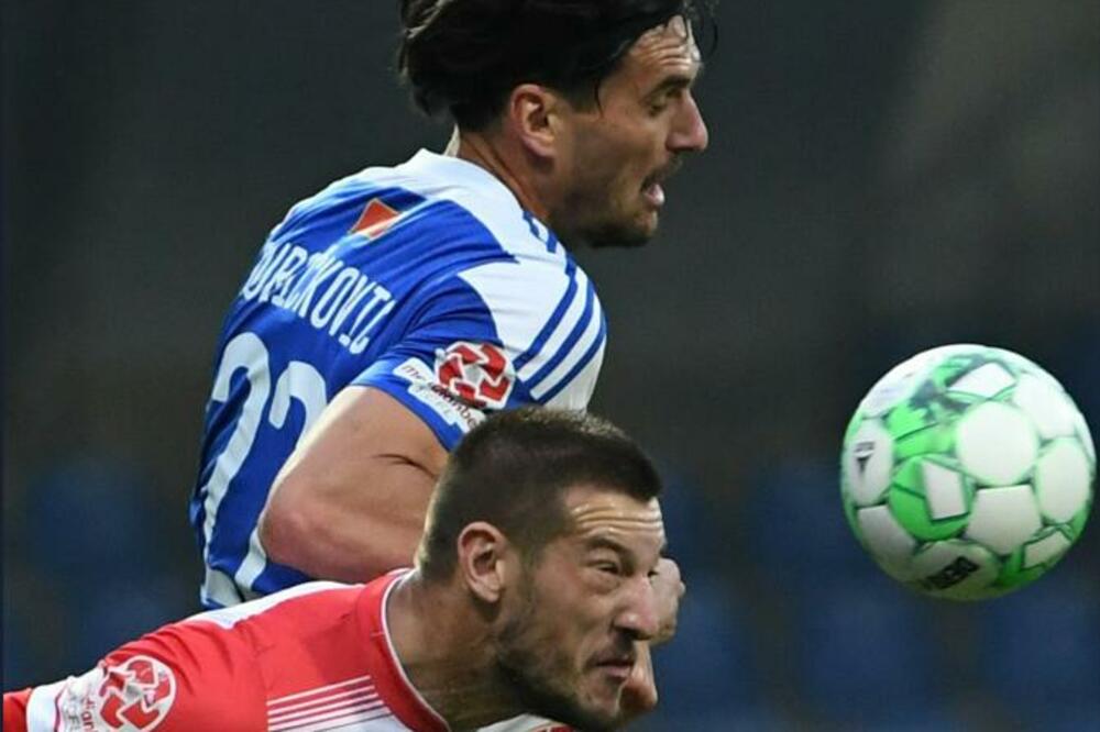 Sa meča Budućnost - Iskra, Foto: FSCG