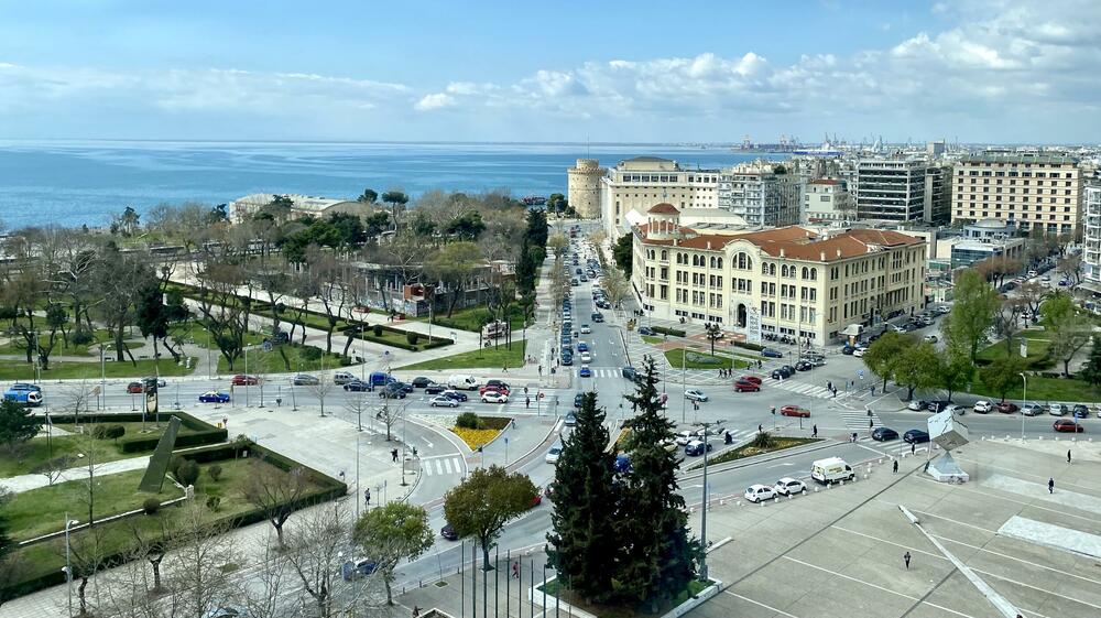 Pogled iz kafea Skajlajn