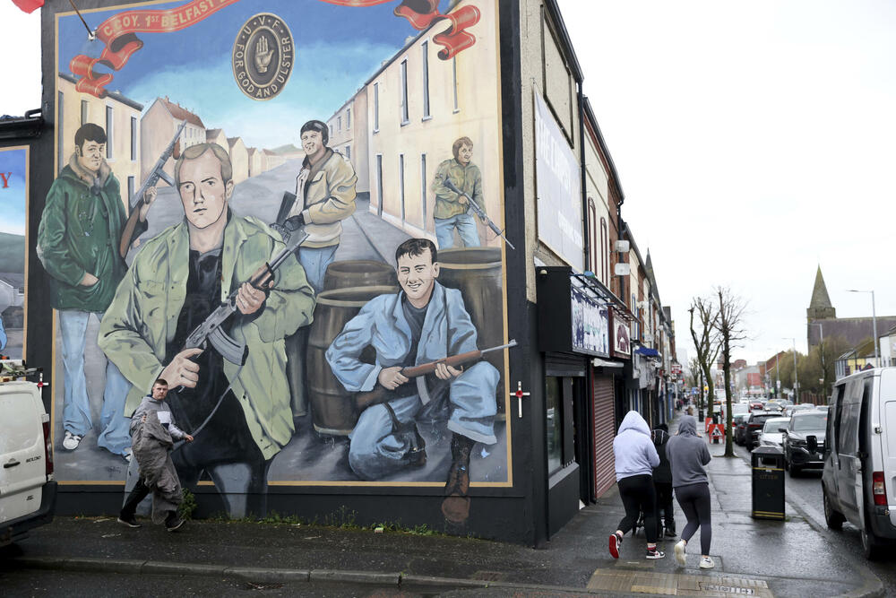 Mural u zapadnom dijelu Belfasta
