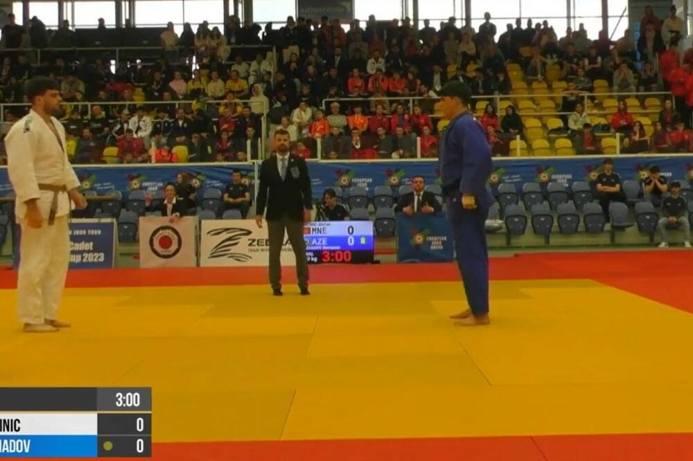 Detalj sa finalne borbe, Foto: Džudo savez Crne Gore