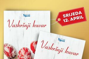 Specijalni dodatak Vaskršnji kuvar danas samo uz "Vijesti"