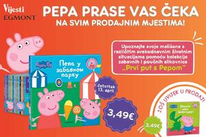 Treća knjiga iz kolekcije Prvi put sa Pepom u prodaji od četvrtka...