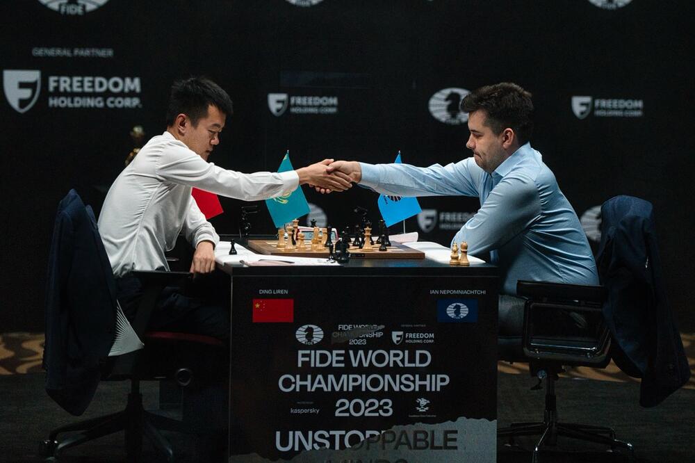 Liren nije uspio da iskoristi bijele u posljednjoj partiji, Foto: Chess.com / Maria Emelianova