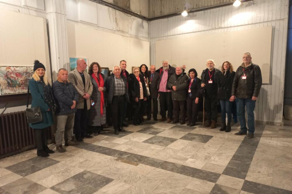 Sa otvaranja jedne od izložbi u Ohridu, Foto: Privatna arhiva