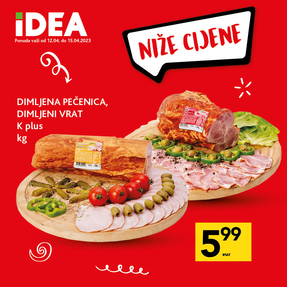 <p>IDEA se pobrinula da se u ponudi nađu sve namirnice koje će upotpuniti prazničnu trpezu</p>