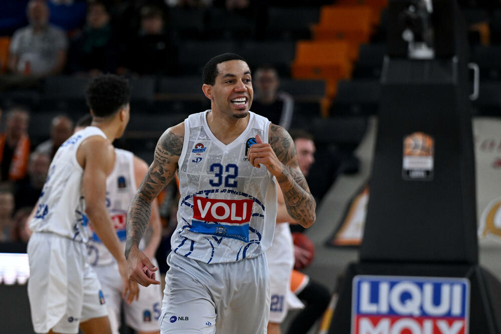 Erik Grin na večerašnjoj utakmici, Foto: Ratiopharm Ulm