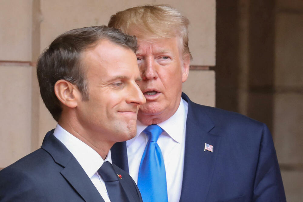 Makron i Tramp u junu 2019., Foto: Rojters