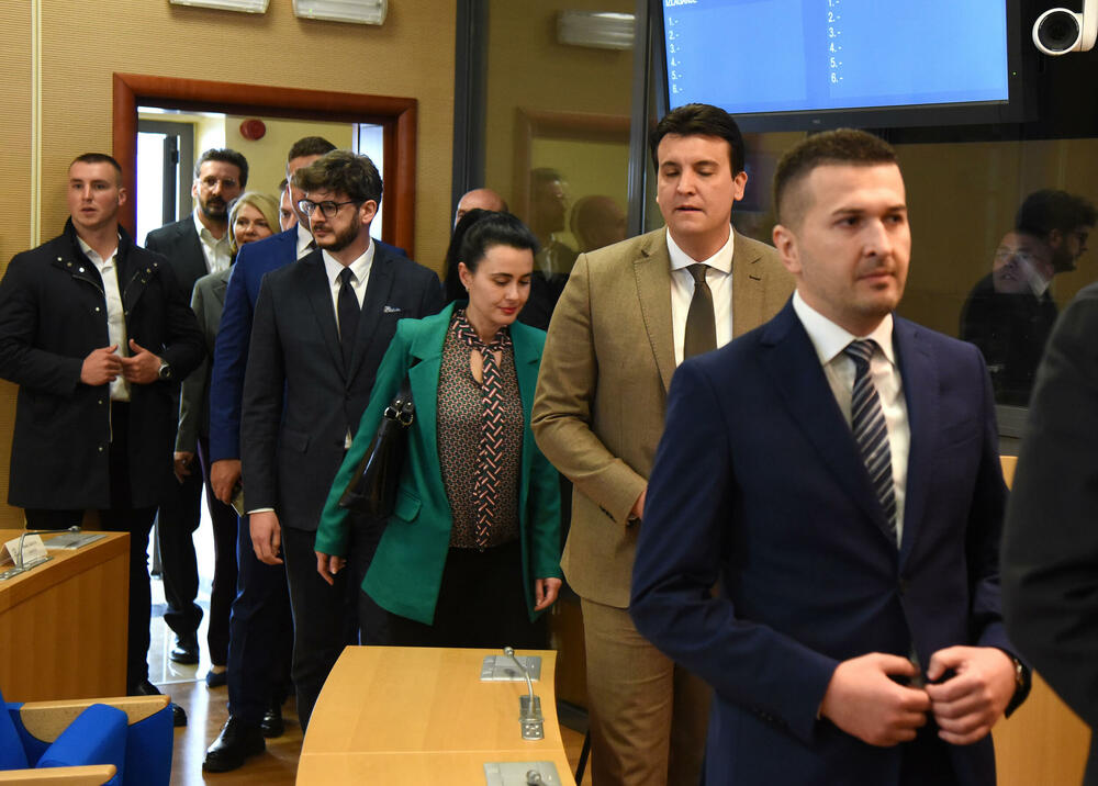 Odbornici PES-a ulaze u salu