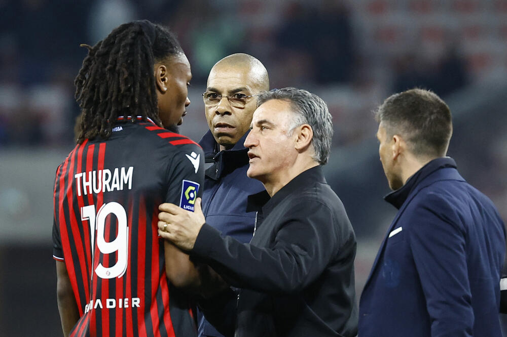 Galtije tokom nedavnog meča sa Nicom, Foto: Reuters