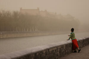 Sjeverna Kina obavijena pijeskom i prašinom, veliko zagađenje...