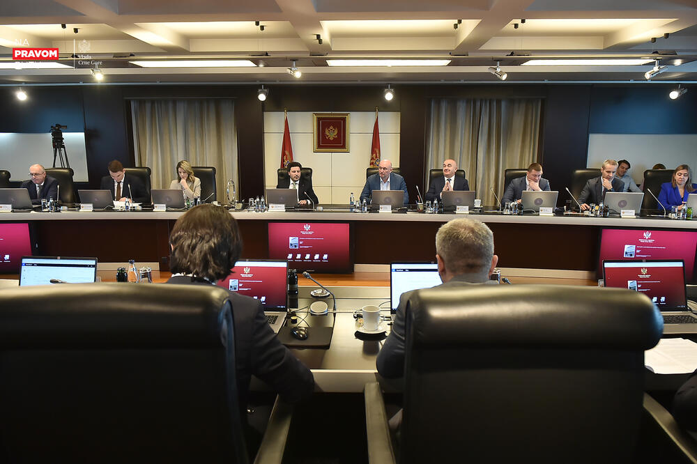 Sa sjednice Vlade, Foto: Vlada Crne Gore