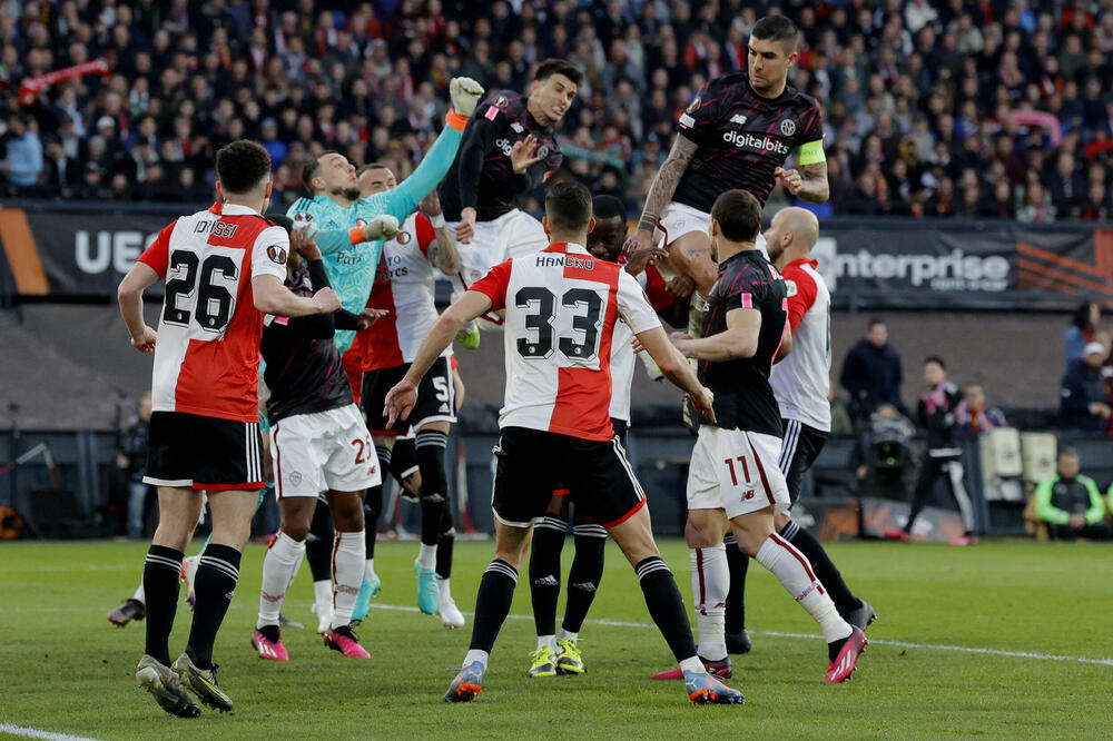 Detalj sa meča, Foto: Reuters