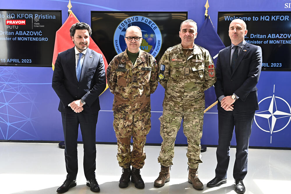 <p>"Ristuči je pohvalio Crnu Goru za deeskalaciju potencijalnih rizičnih situacija i naveo da cijene doprinos Crne Gore sa svojim vojnicima, za koje je naveo da su izuzetno profesionalni u misiji KFOR-a", navodi se u saopštenju </p>