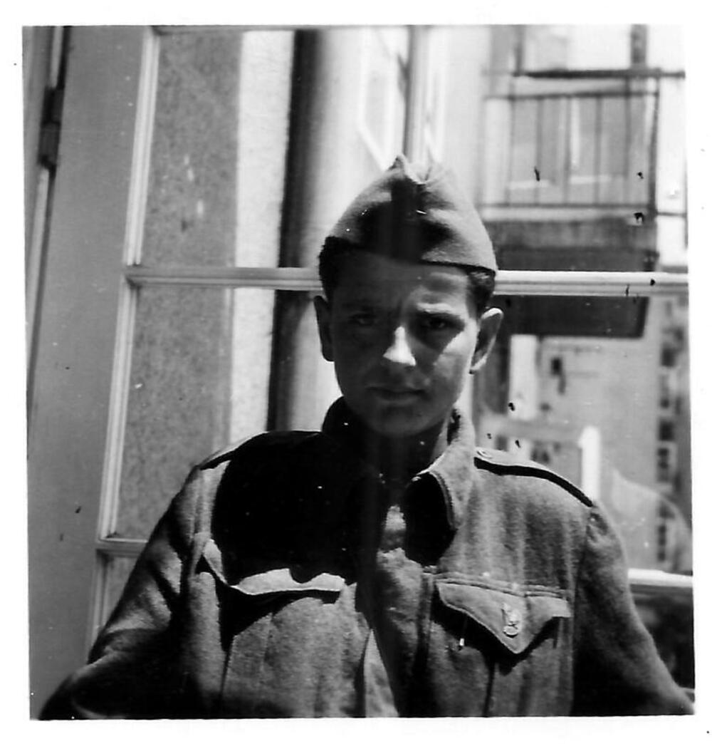 Stevan Šćepo Labudović u partizanskoj uniformi