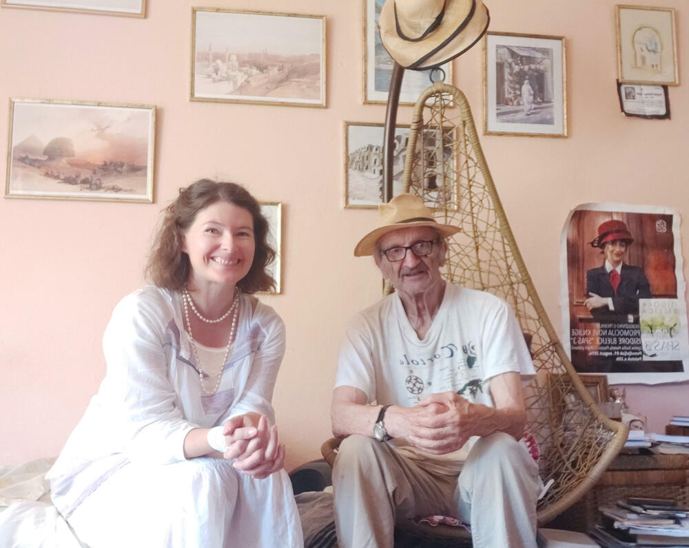 U Isidorinoj sobi u Herceg Novom: Jelena i Dimitrije Bjelica