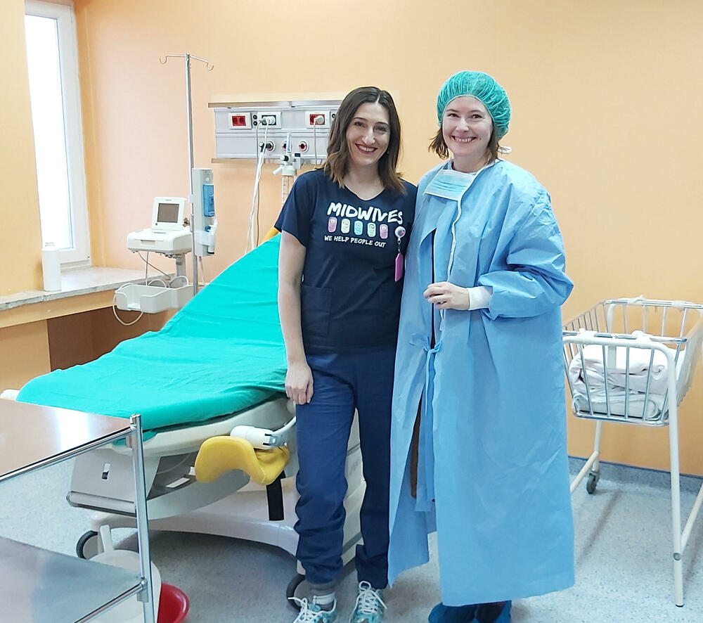 U porodilištu: Marijana Bogavac i Jelena Petrović
