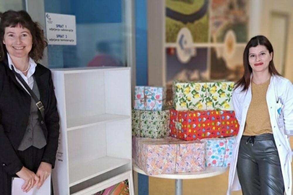 Jelena Petrović i psihološkinja Instituta za onkologiju Damira Murić, Foto: Privatna arhiva