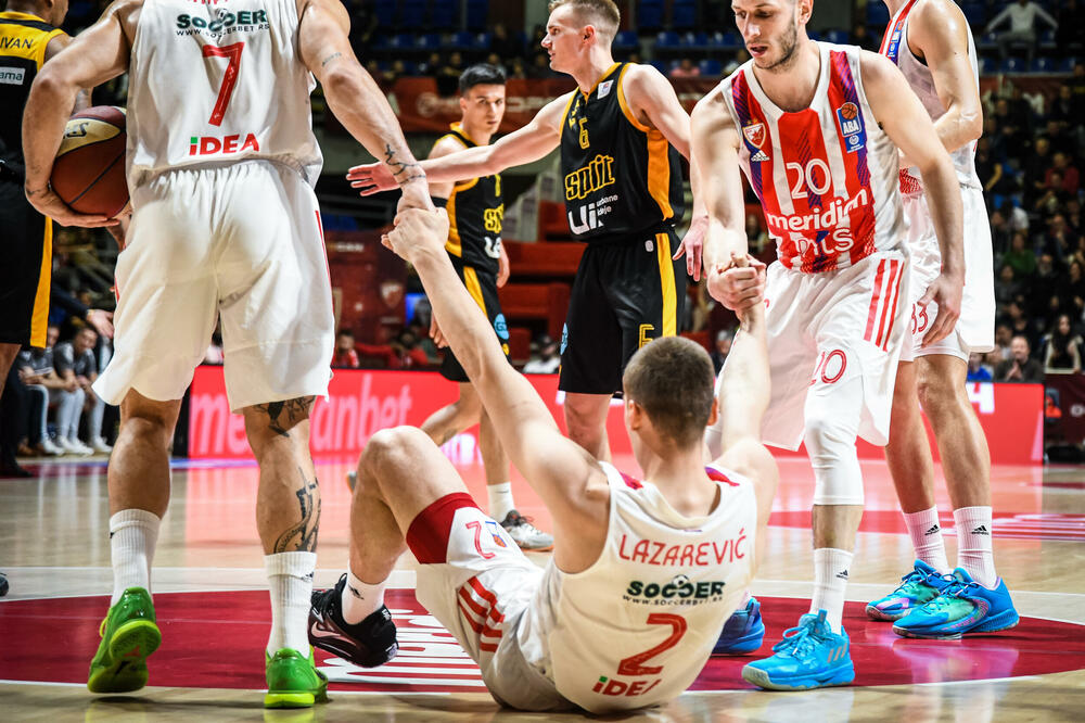 Kampaco, Lazarević i Ivanović, Foto: ABA League j.t.d/Dragana Stjepanović