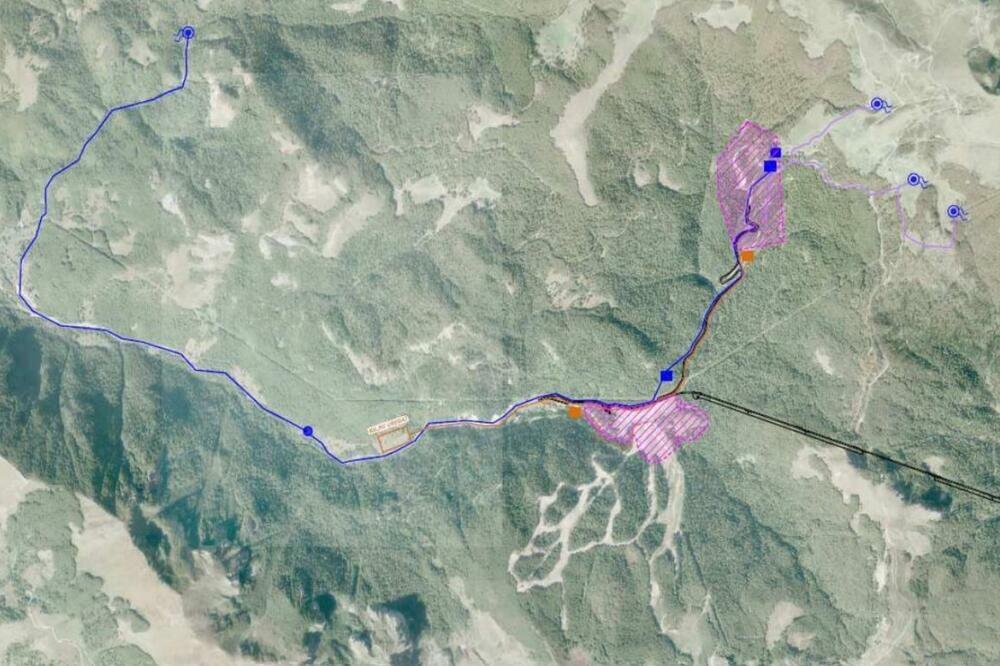 Trasa cjevovoda za ski-centre, Foto: Elaborat