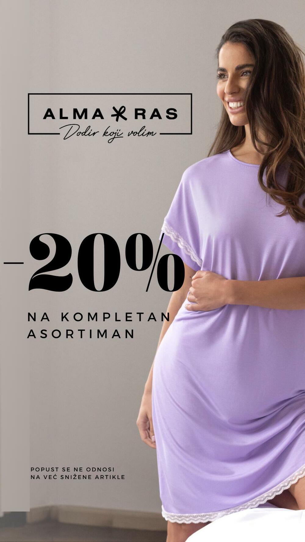 Alma Ras Helanke Ne propustite fantastično sniženje u Alma Ras butiku