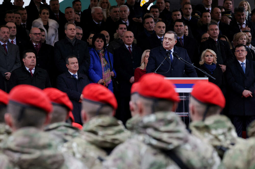 Dodik na proslavi Dana RS 9. januara, Foto: Rojters