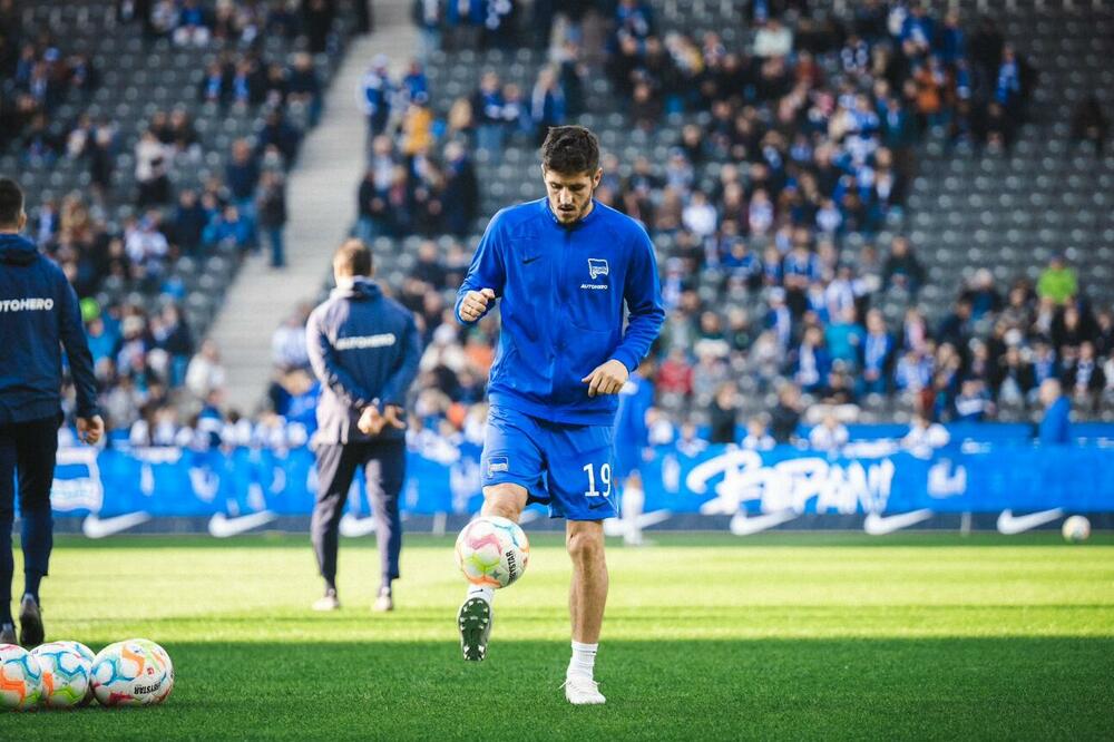Stevan Jovetić, Foto: Hertha BSC/Twitter