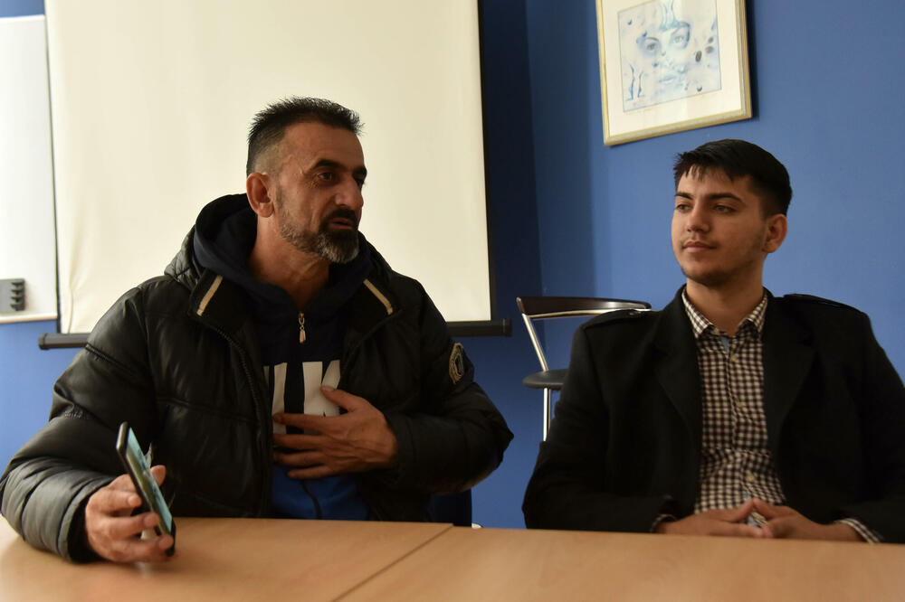 Nedžat Emini sa sinom Elmedinom, Foto: BORIS PEJOVIC