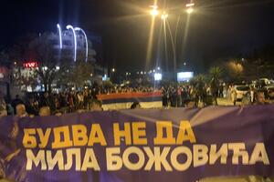 Održan protest u Budvi, građani se razišli; Jovanović: Nećemo...