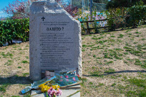 Memorial to RTS workers killed in NATO bombing: "Why is...