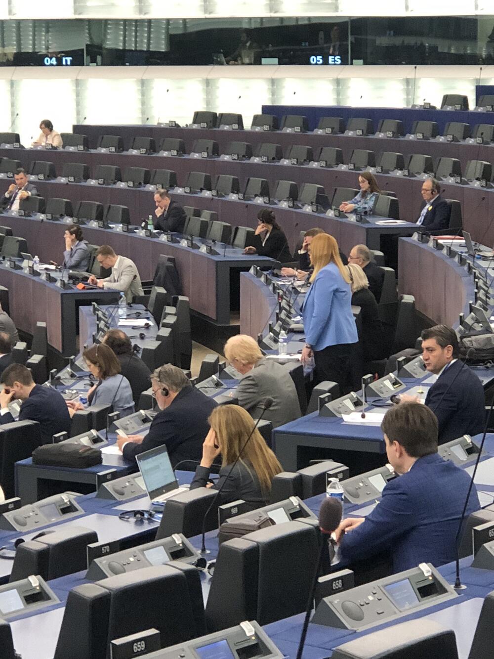 Vukićević govori tokom sjednice Parlamentarne Skupštine Savjeta Evrope