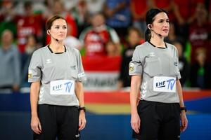 Great recognition: Jelena Vujacic and Anđelina Kažanegra judge the final...