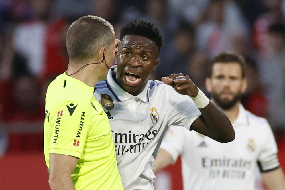 Vinisijus u raspravi sa sudijom Havijerom Iglesijasom Vilanuevom, Foto: Reuters