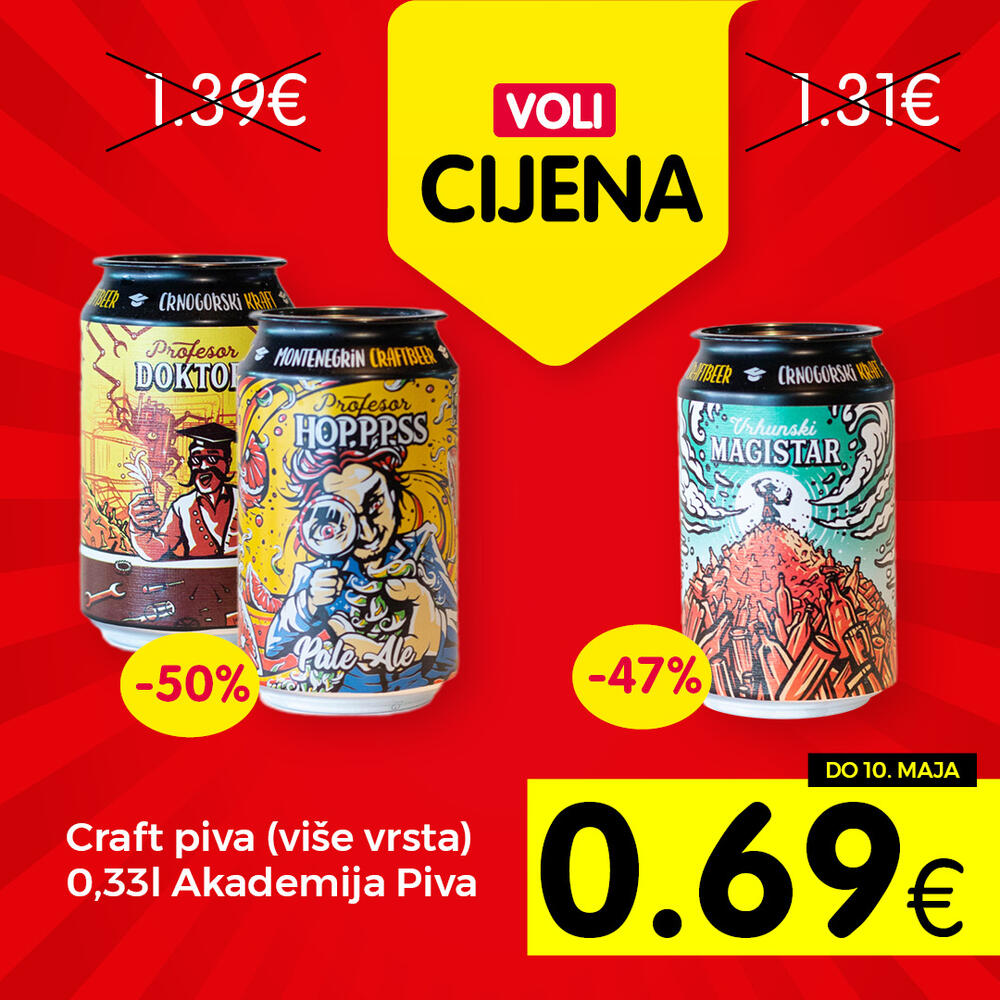 <p>Potražite u Voli marketima proizvode sa oznakom Voli cijena i uživajte u kupovini.</p>