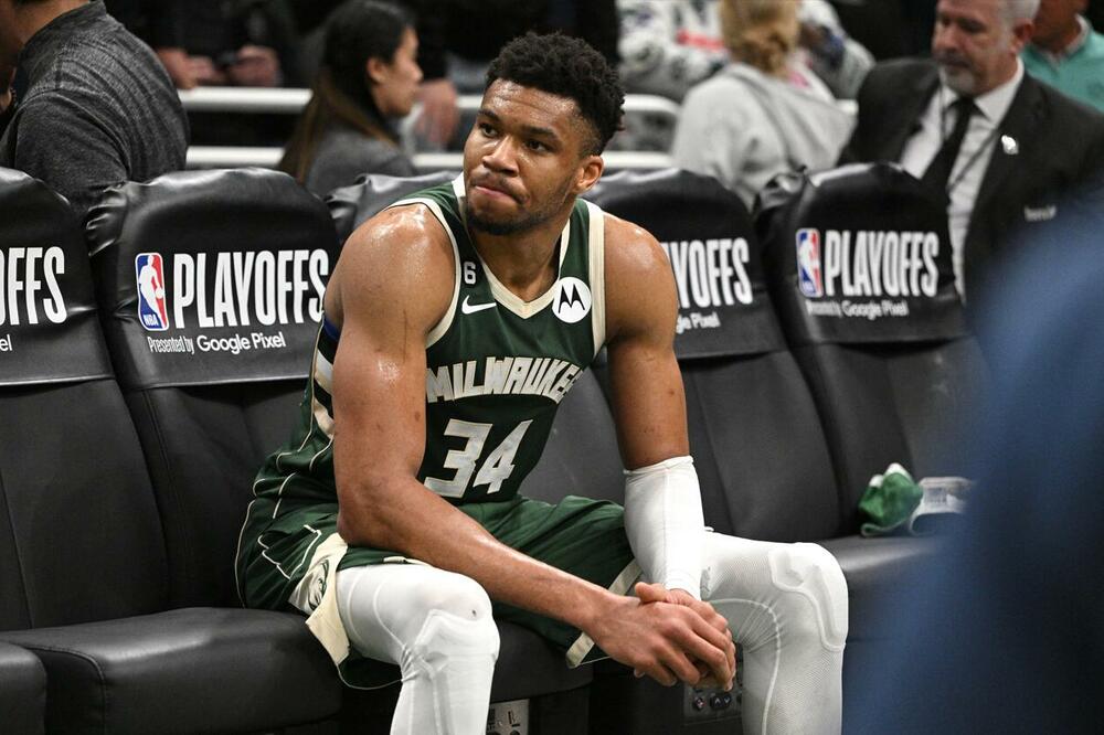 Adetokumbo nakon meča sa Majamijem, Foto: Reuters