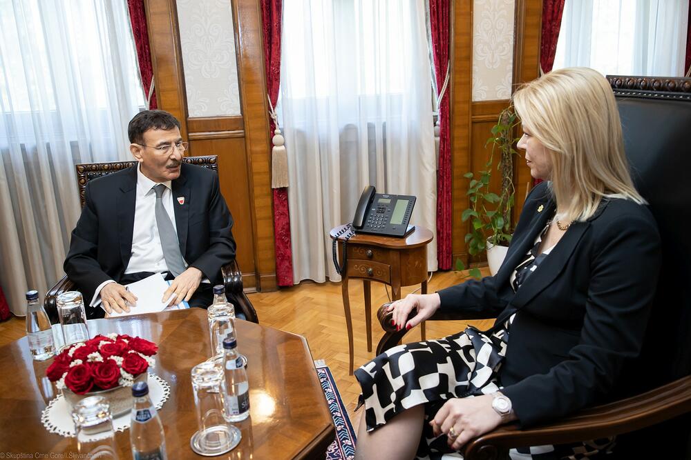 <p>Ona je ukazala na aktuelne projekte, dodaje se u saopštenju, u oblasti turističke infrastukture i energetike, što stvara prostor za eventualna angažovanja bahreinskih kompanija, posebno u vezi sa izgradnjom prioritetne dionice Mateševo-Andrijevica i Jadransko-jonskog autoputa duž crnogorskog primorja</p>